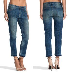 CURRENT ELLIOT The Cropped Straight Ankle Jean Womens 30 Relaxed Casual Casual